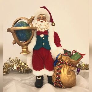KSA Kurt Adler "Santa's Wishes" 2000 Bag of Wishes Fabriche Collectible Santa